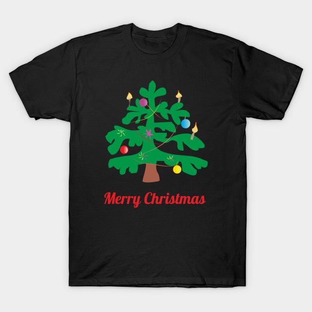 Christmas tree T-Shirt by Alekvik
